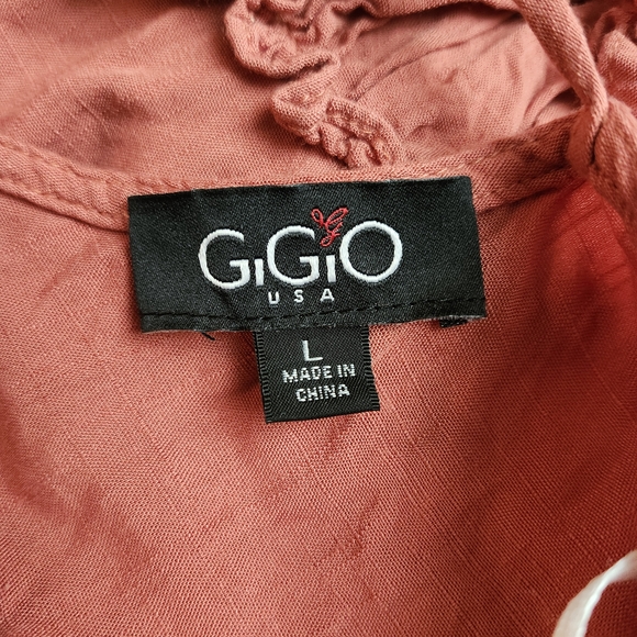 Chic Ruffled Pink and Cream Mini Dress - Picture 4 of 5